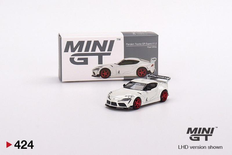 Miniatura Mini GT Toyota GR Supra Pandem 1/64 - Carrinhos e Cia